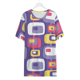 Mid-Century Purple (Allover T-Shirt)-Allover T-Shirt-Swish Embassy
