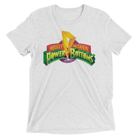 Mighty Moanin' Power Bottoms (Triblend)-Triblend T-Shirt-Swish Embassy