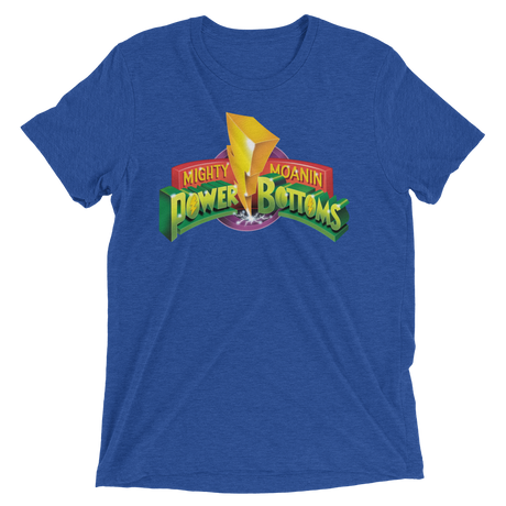 Mighty Moanin' Power Bottoms (Triblend)-Triblend T-Shirt-Swish Embassy