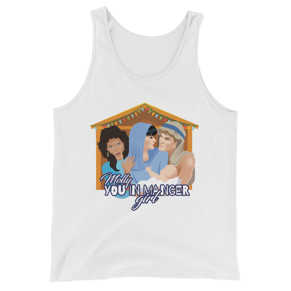 Molly, You in Manger Girl! (Tank Top)-Christmas Tanks-Swish Embassy