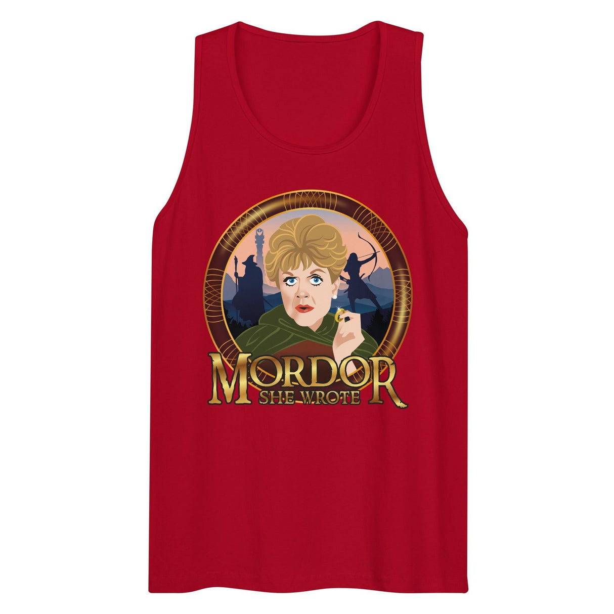 Mordor She Wrote (Tank Top)-Tank Top-Swish Embassy