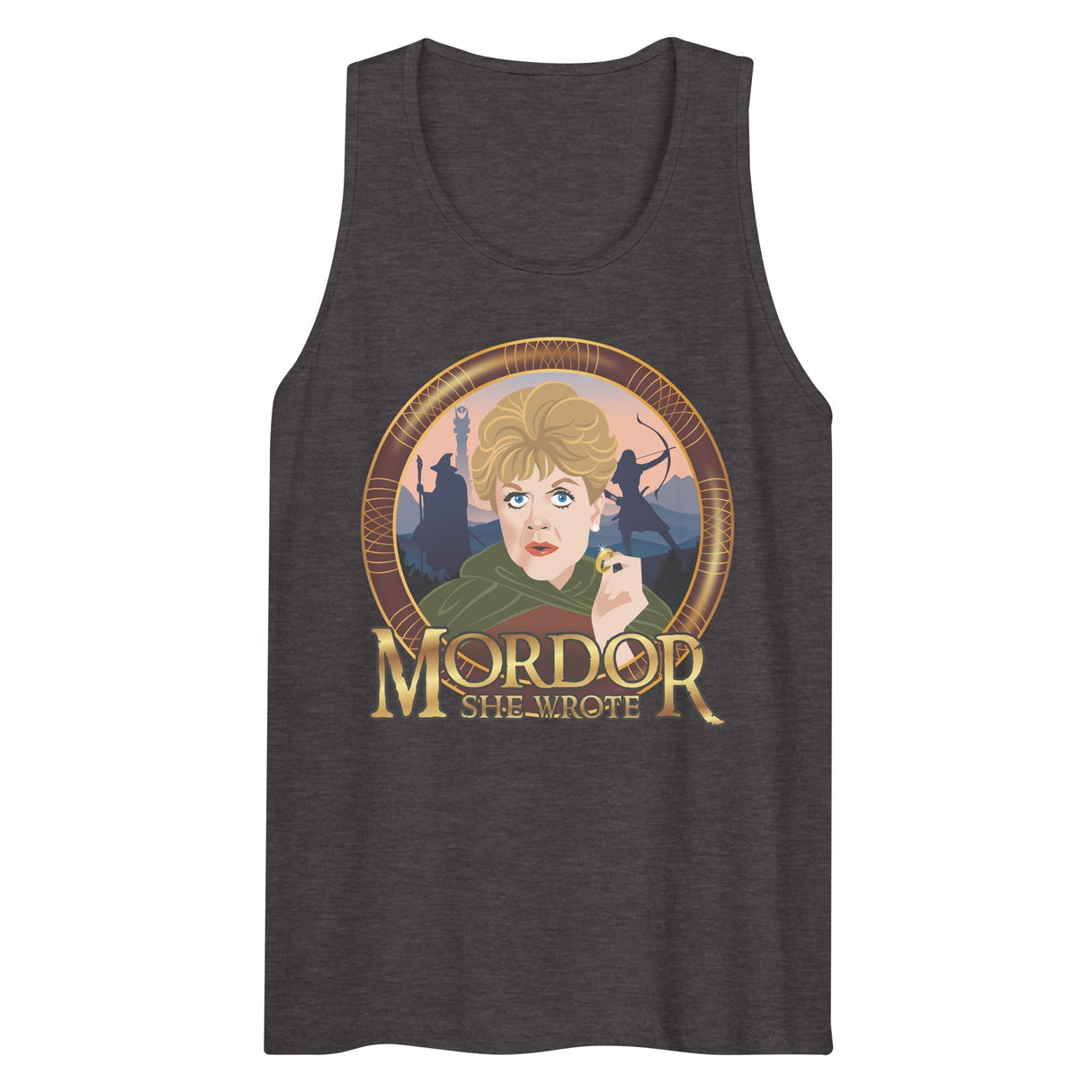 Mordor She Wrote (Tank Top)-Tank Top-Swish Embassy