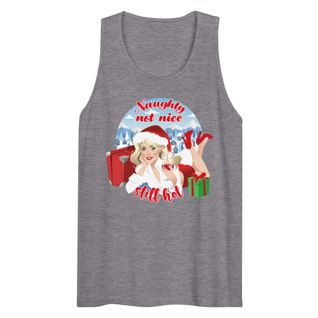 Naughty Not Nice (Tank top)-Christmas Tank Tops-Swish Embassy