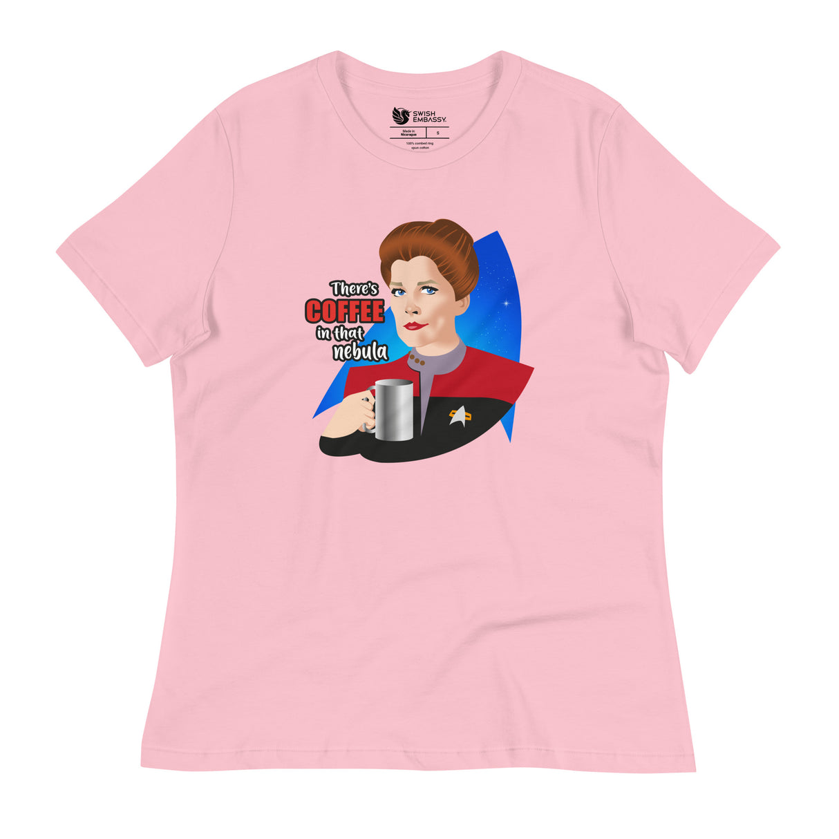 Nebula (Women's Relaxed T-Shirt)-Women's T-Shirts-Swish Embassy