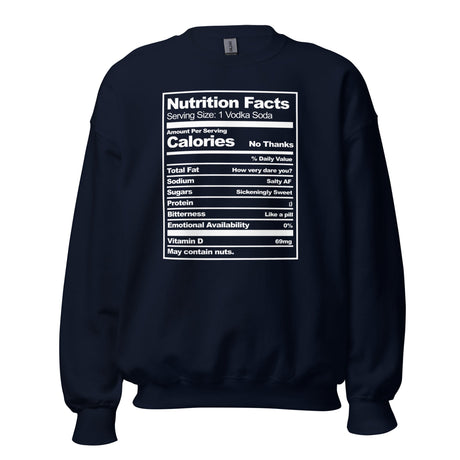 Nutritional Facts (Sweatshirt)-Sweatshirt-Swish Embassy