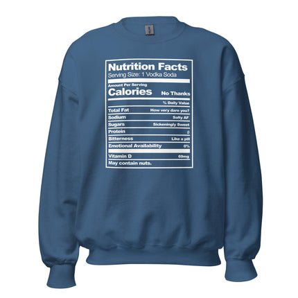Nutritional Facts (Sweatshirt)-Sweatshirt-Swish Embassy