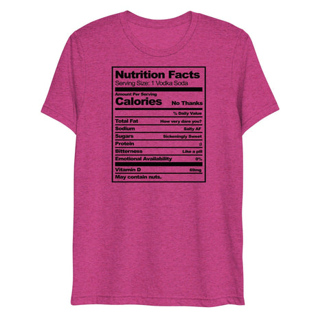 Nutritional Facts (Triblend)-Triblend T-Shirt-Swish Embassy