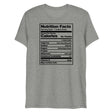 Nutritional Facts (Triblend)-Triblend T-Shirt-Swish Embassy