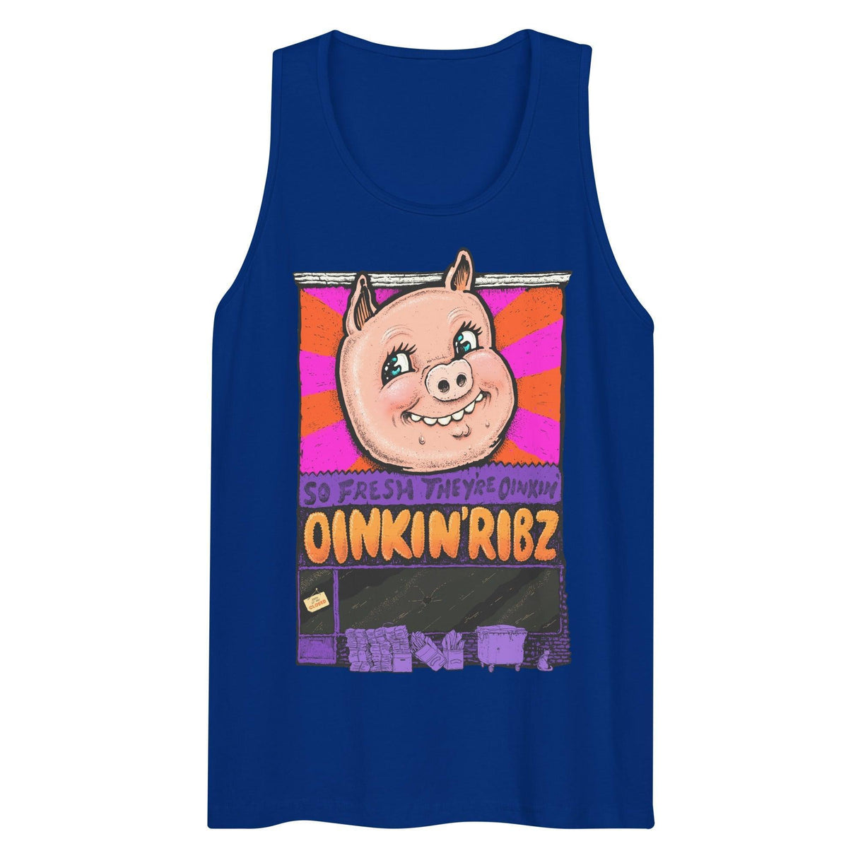 Oinkin Ribs (Tank Top)-Tank Top-Swish Embassy
