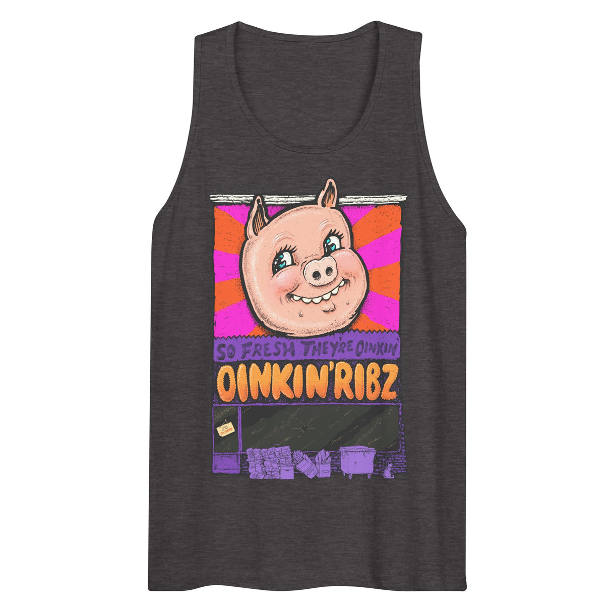 Oinkin Ribs (Tank Top)-Tank Top-Swish Embassy