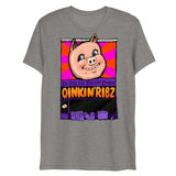 Oinkin Ribs (Triblend)-Triblend T-Shirt-Swish Embassy