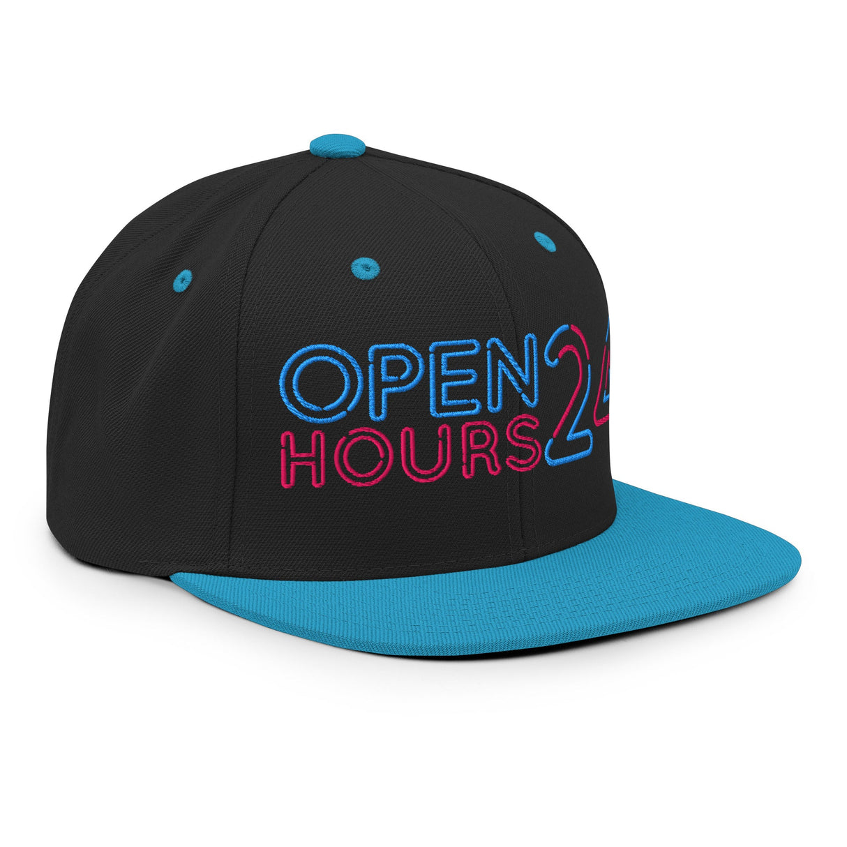 Open 24 Hours (Snapback Hat)-Headwear-Swish Embassy