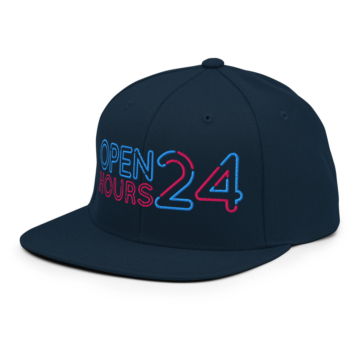 Open 24 Hours (Snapback Hat)-Headwear-Swish Embassy