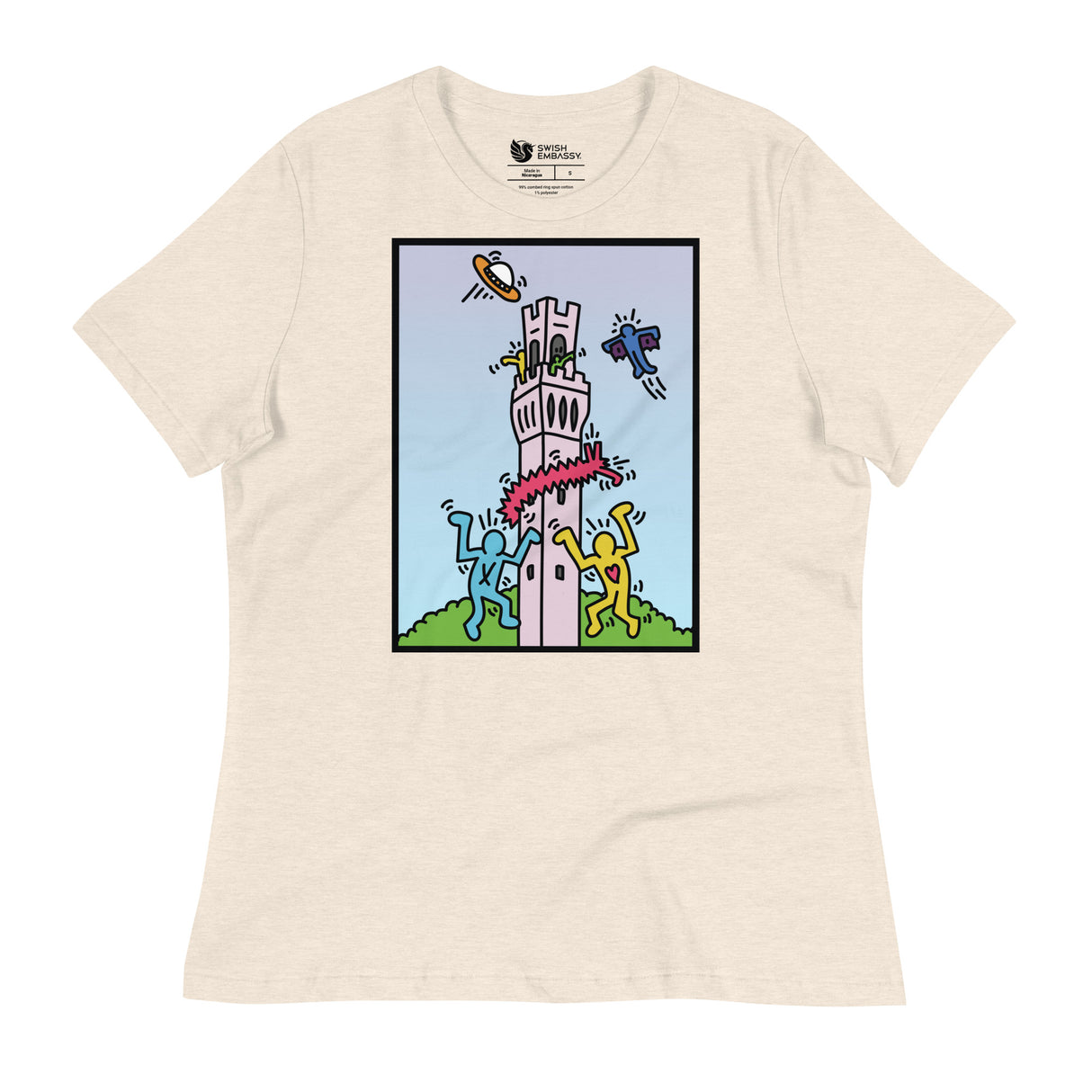 PTown Monument (Women's Relaxed T-Shirt)-Women's T-Shirts-Swish Embassy