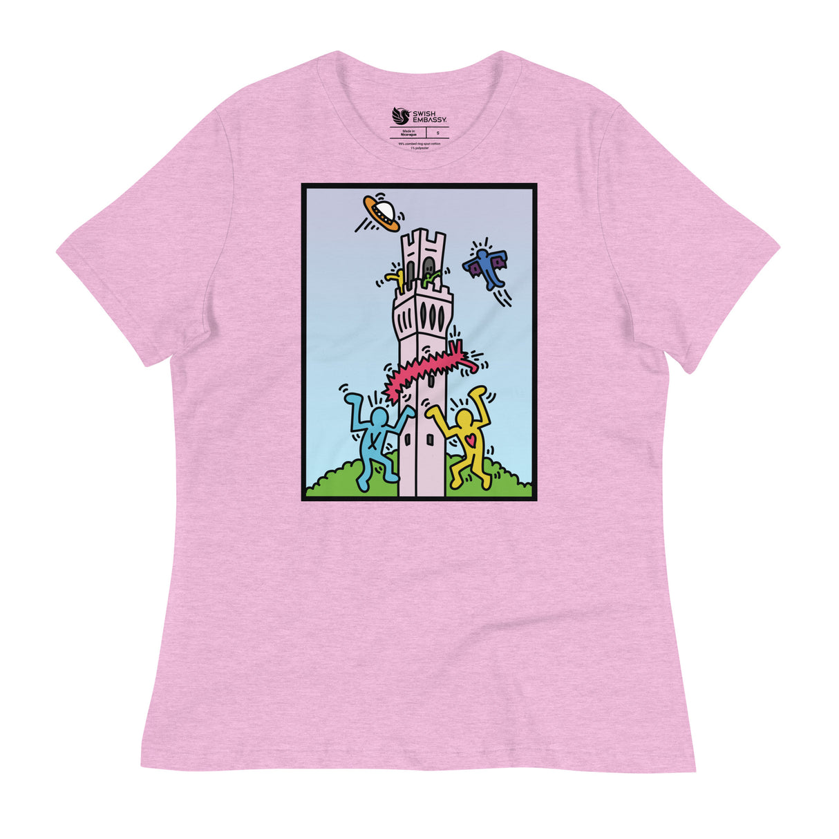 PTown Monument (Women's Relaxed T-Shirt)-Women's T-Shirts-Swish Embassy