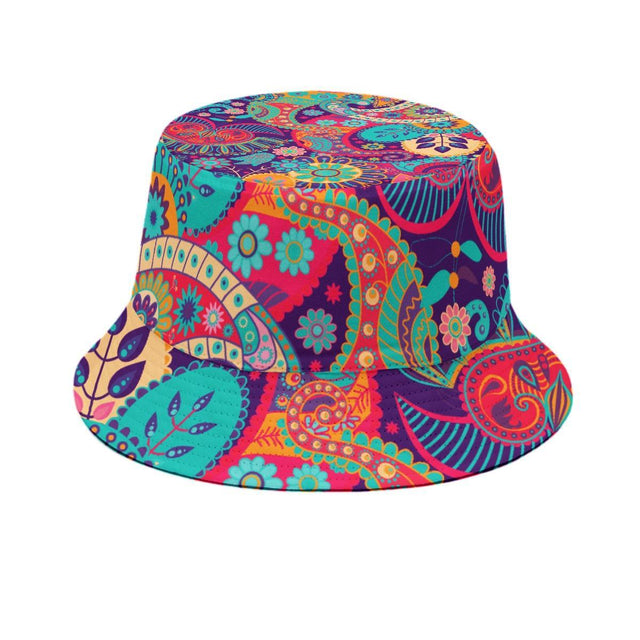 Paisley (Allover Bucket Hat)-Allover Bucket Hat-Swish Embassy