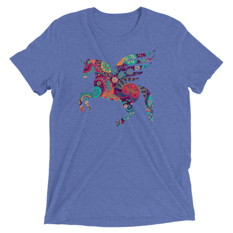 Paisley Pegacorn (Triblend)-Triblend T-Shirt-Swish Embassy