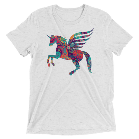 Paisley Pegacorn (Triblend)-Triblend T-Shirt-Swish Embassy