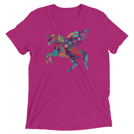 Paisley Pegacorn (Triblend)-Triblend T-Shirt-Swish Embassy