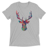 Paisley Stag (Triblend)-Triblend T-Shirt-Swish Embassy