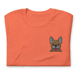 Pardon My Frenchie (Embroidered T-Shirt)-Embroidered T-Shirts-Swish Embassy