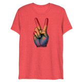Peace and Pride (Triblend)-Triblend T-Shirt-Swish Embassy