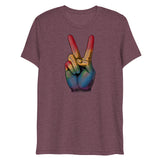 Peace and Pride (Triblend)-Triblend T-Shirt-Swish Embassy