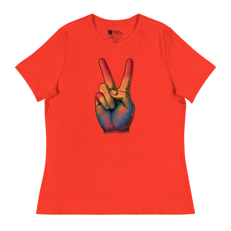 Peace and Pride (Women's Relaxed T-Shirt)-Women's T-Shirts-Swish Embassy