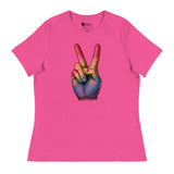 Peace and Pride (Women's Relaxed T-Shirt)-Women's T-Shirts-Swish Embassy