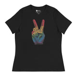 Peace and Pride (Women's Relaxed T-Shirt)-Women's T-Shirts-Swish Embassy