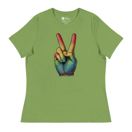 Peace and Pride (Women's Relaxed T-Shirt)-Women's T-Shirts-Swish Embassy