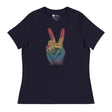 Peace and Pride (Women's Relaxed T-Shirt)-Women's T-Shirts-Swish Embassy