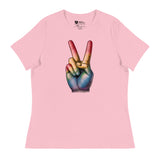 Peace and Pride (Women's Relaxed T-Shirt)-Women's T-Shirts-Swish Embassy