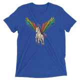 Pegasus Takes Flight (Triblend)-Triblend T-Shirt-Swish Embassy