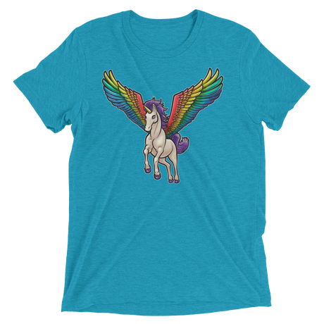 Pegasus Takes Flight (Triblend)-Triblend T-Shirt-Swish Embassy