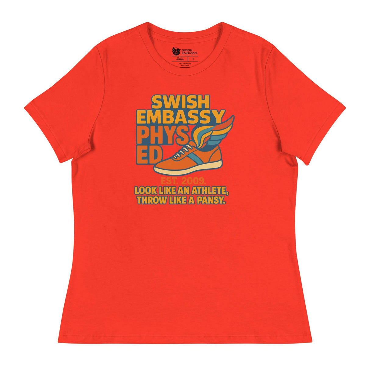 Phys Ed (Women's Relaxed T-Shirt)-Women's T-Shirts-Swish Embassy