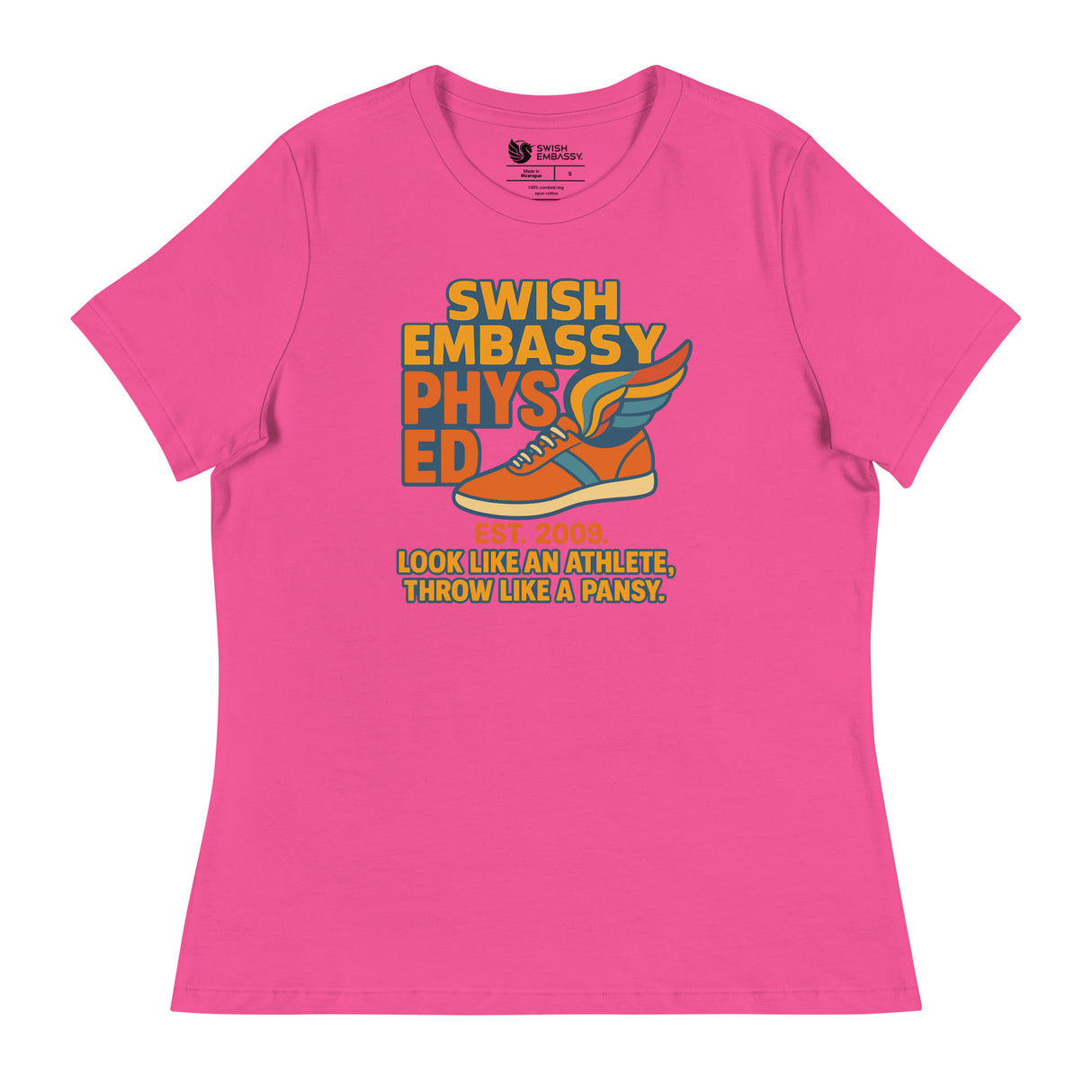 Phys Ed (Women's Relaxed T-Shirt)-Women's T-Shirts-Swish Embassy