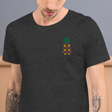 Pineapple (Embroidered)-Embroidered T-Shirts-Swish Embassy