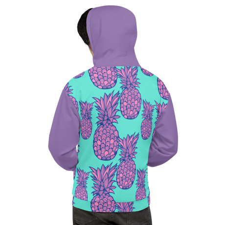 Pineapple Princess (Allover Hoodie)-Allover Hoodie-Swish Embassy