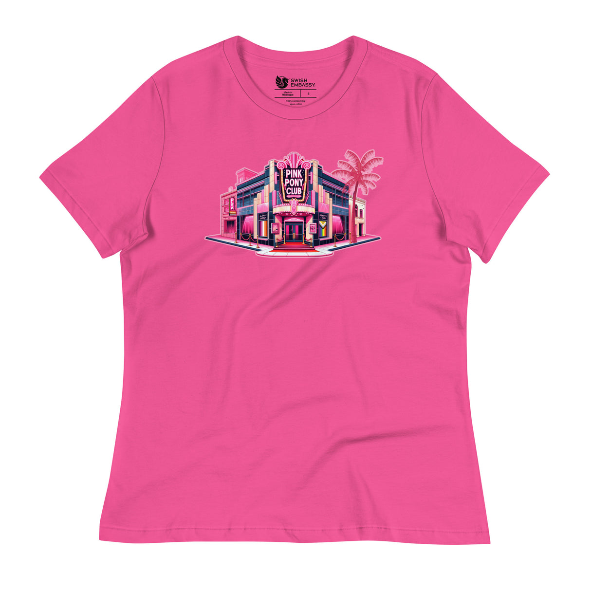 Pink Pony Club (Women's Relaxed T-Shirt)-Women's T-Shirts-Swish Embassy