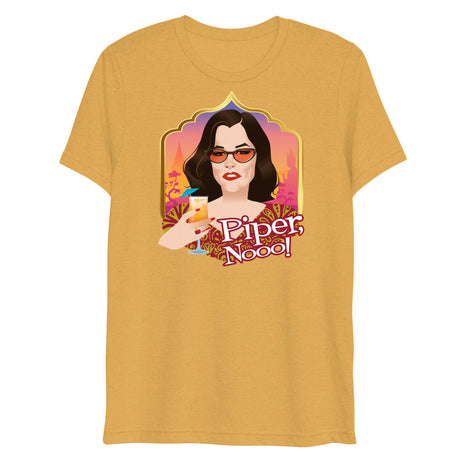 Piper, Nooo! (Triblend)-Triblend T-Shirt-Swish Embassy