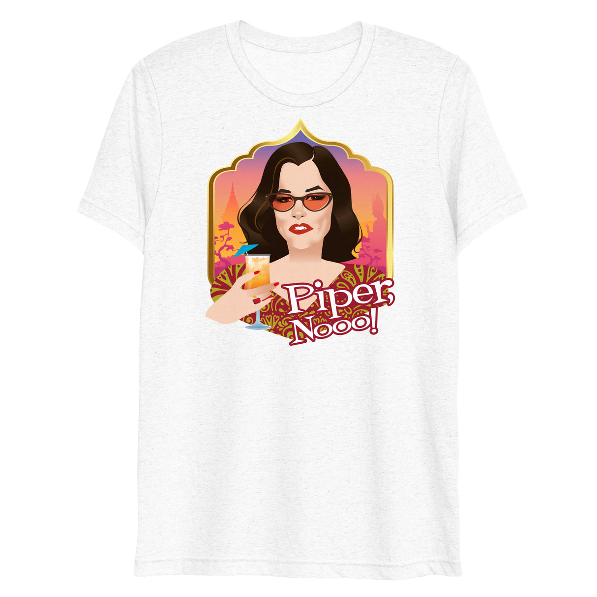 Piper, Nooo! (Triblend)-Triblend T-Shirt-Swish Embassy