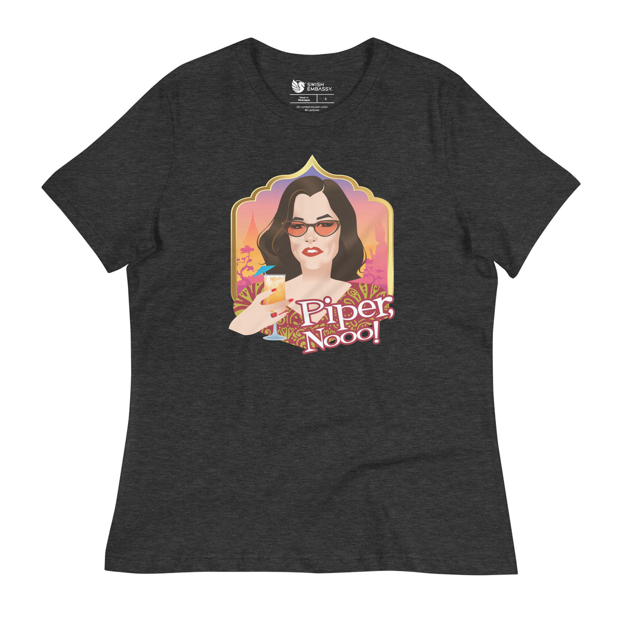 Piper, Nooo! (Women's Relaxed T-Shirt)-Women's T-Shirts-Swish Embassy