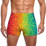 Pixel Perfect Pride (Square Cut Trunks)-Square Cut Trunks-Swish Embassy
