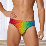 Pixel Perfect Pride (Swim Briefs)-Swim Briefs-Swish Embassy