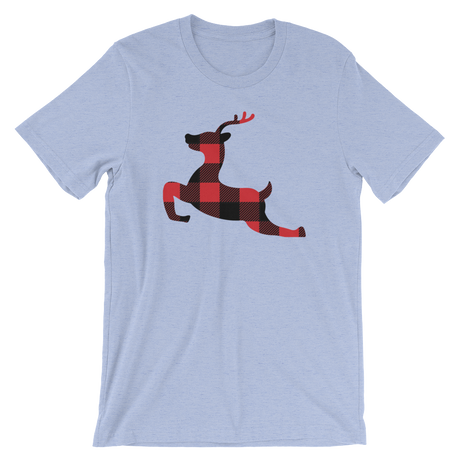 Plaid Reindeer-T-Shirts-Swish Embassy