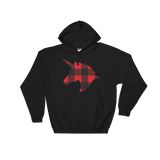 Plaid Unicorn (Hoodie)-Hoodie-Swish Embassy