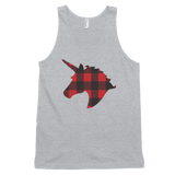 Plaid Unicorn (Tank Top)-Tank Top-Swish Embassy