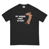 Playful Wiener (Boxy Tee)-Boxy T-Shirt-Swish Embassy