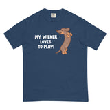 Playful Wiener (Boxy Tee)-Boxy T-Shirt-Swish Embassy
